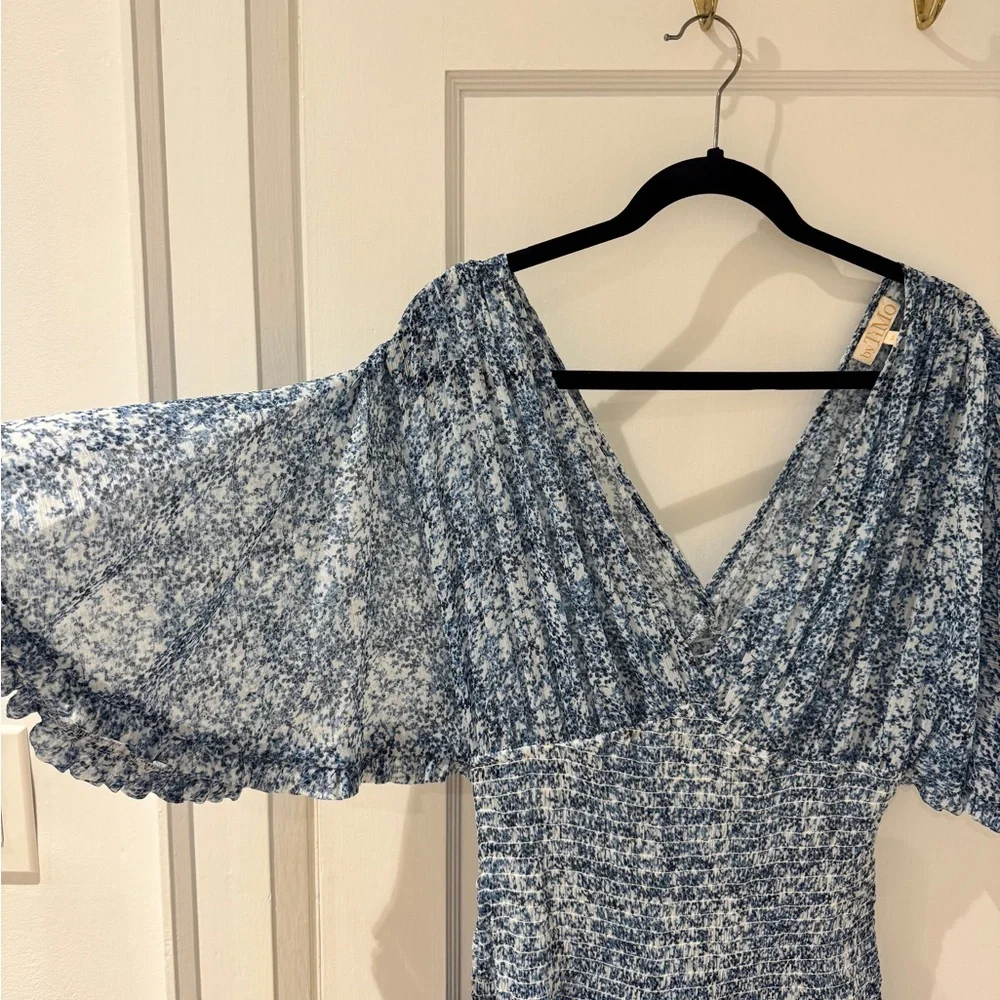 byTiMo Blue Ruffle Gown - Picture 9 of 9